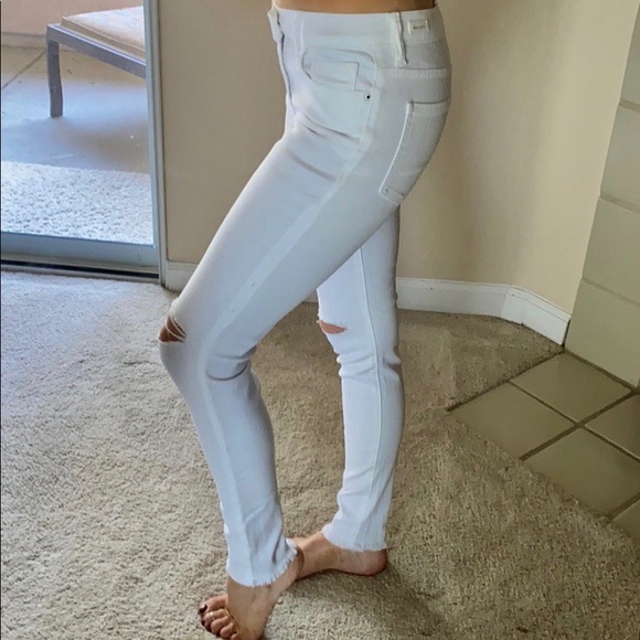 Sneak Peek White Skinny Jeans - Picture 2 of 9